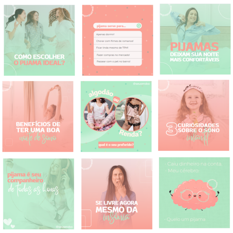 Pack Canva LOJA DE PIJAMA — imagem 3